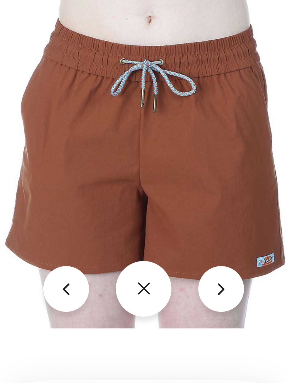 Moosejaw Women's Rust Brown Athletic Shorts